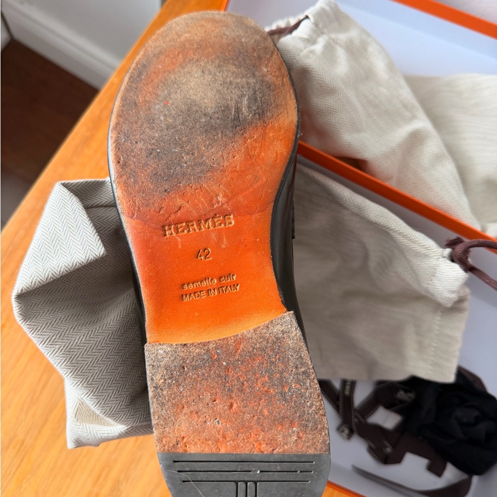 Classic Black Leather Loafers - Picture 7 of 10